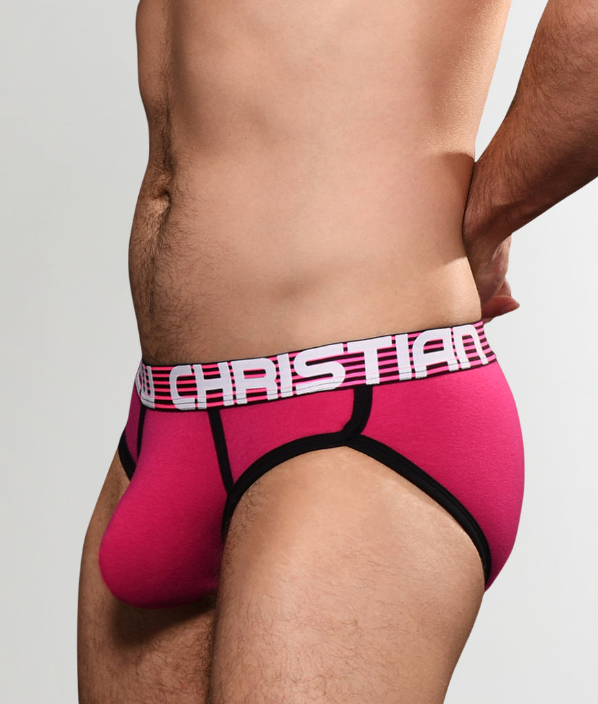Andrew Christian ALMOST NAKED Retro Brief Andrew Christian ALMOST NAKED Retro Brief Fuchsia