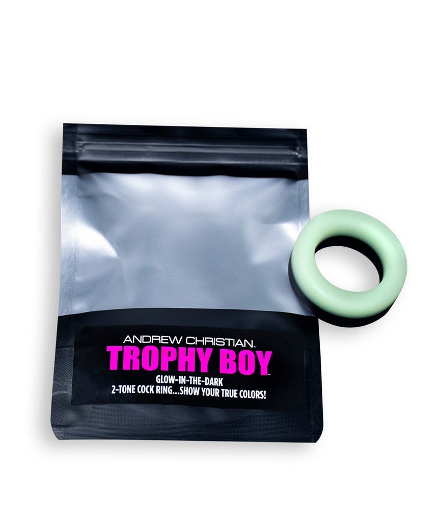 Andrew Christian TROPHY BOY 2-Tone Glow In The Dark Cock Ring Andrew Christian TROPHY BOY 2-Tone Glow In The Dark Cock Ring Glow