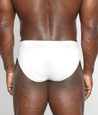 Helio Artemis Brief Cloudstone - men's mid-rise nylon-Lycra brief, back view