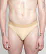Helio Artemis Brief Sandstone - men's luxury nylon brief underwear, front view