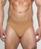 Helio Artemis Brief Terra - men's luxury nylon brief underwear, front view