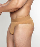 Helio Artemis Brief Terra - men's contoured support brief with clean lines, side view