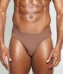 Helio Artemis Brief Umber - men's luxury nylon brief underwear, front view