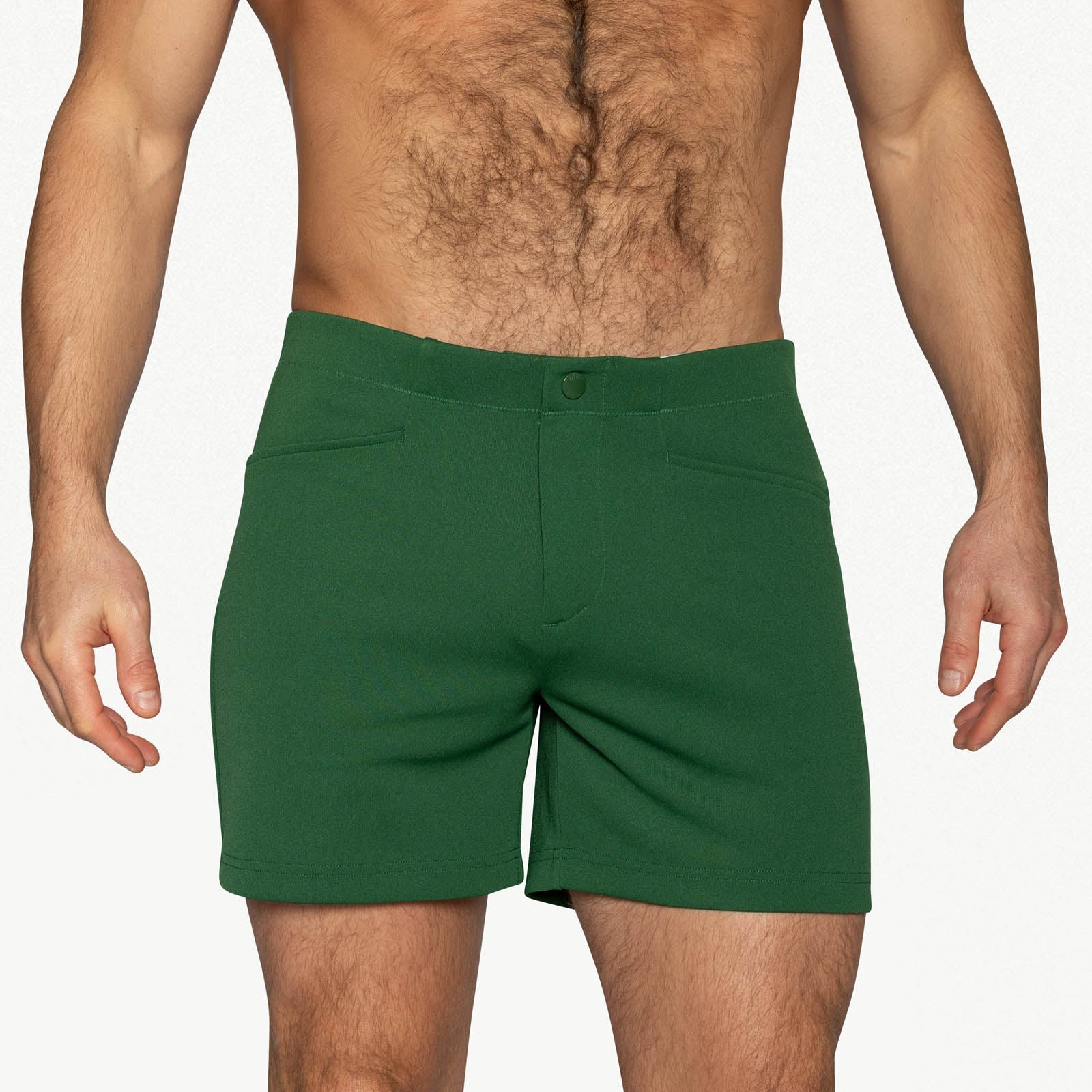 Bike Athletic Coaches Short 5" Inseam Green