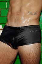 Étalon Black Swim Sunga - men's swim brief rear-view lifestyle