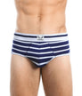 Bluebuck Nautical Brief Bluebuck Nautical Brief Navywhite-stripes