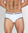 Bluebuck Nautical Brief Bluebuck Nautical Brief White-w-navy-blue-border