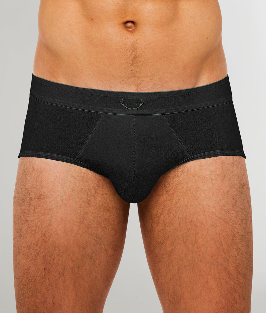 Bluebuck Recycled Cotton Brief Bluebuck Recycled Cotton Brief Black