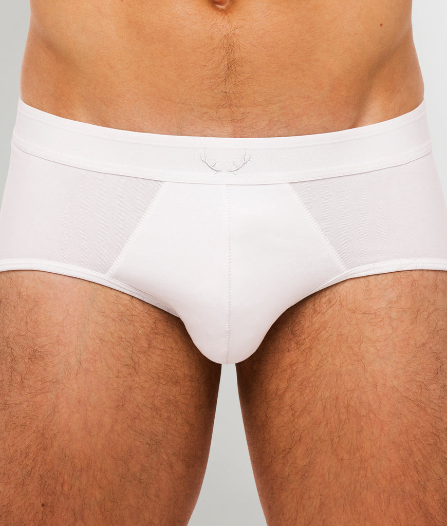 Bluebuck Recycled Cotton Brief Bluebuck Recycled Cotton Brief White