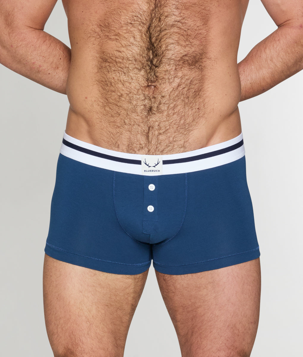 Bluebuck Nautical Trunk Bluebuck Nautical Trunk Navy-blue-w-white-buttons