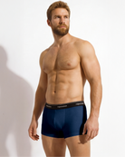 Reputation Boxer Brief 01 Midnight Blue - men's boxer brief close back view, extended leg design