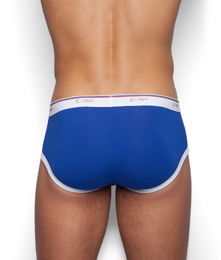 C-IN2 Throwback Fly Front Brief C-IN2 Throwback Fly Front Brief E-train-blue