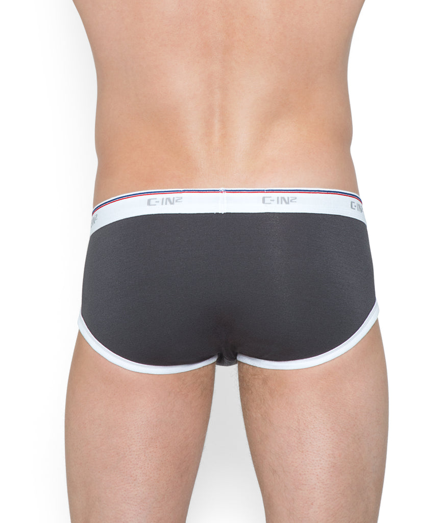 C-IN2 Throwback Fly Front Brief C-IN2 Throwback Fly Front Brief Cavern-grey