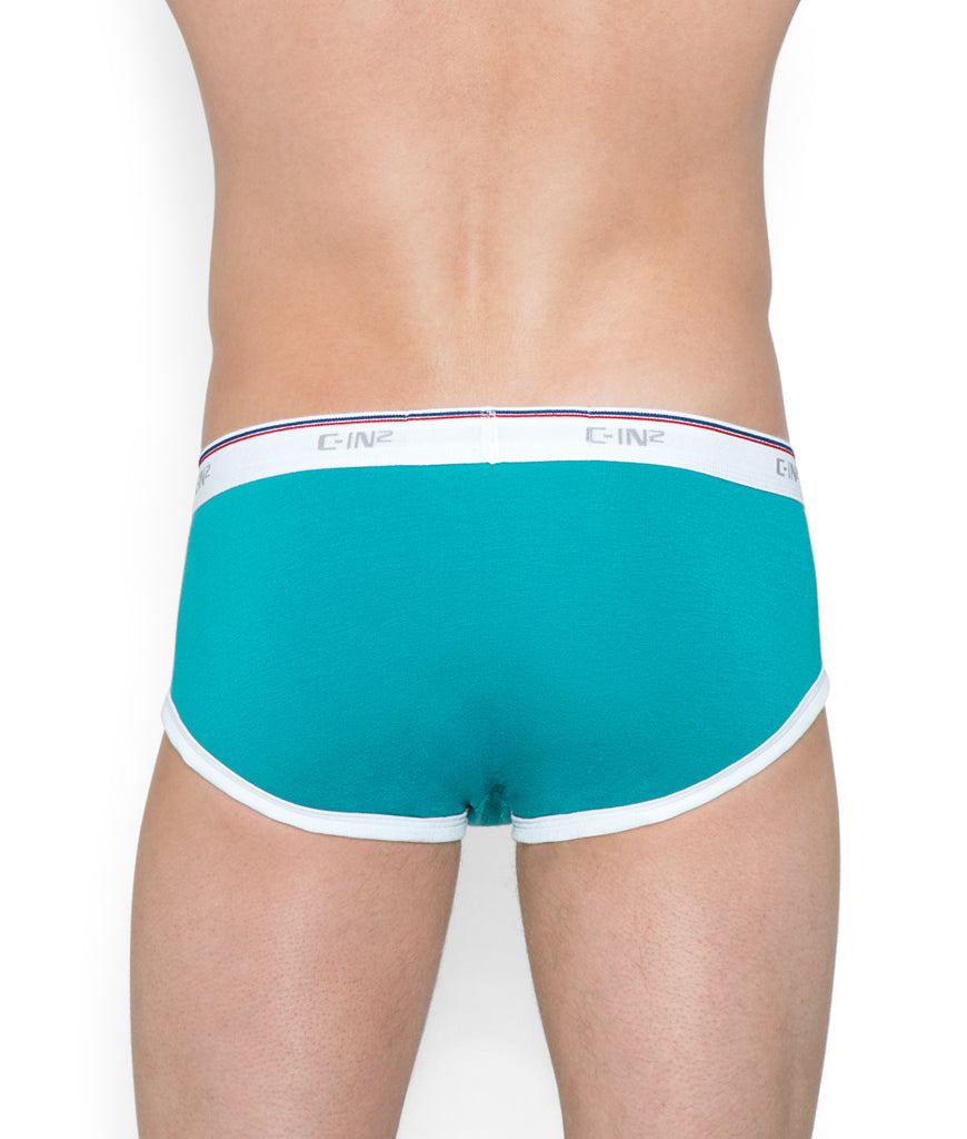 C-IN2 Throwback Fly Front Brief C-IN2 Throwback Fly Front Brief Vice-green