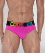 CODE 22 Pride Mesh Brief CODE 22 Pride Mesh Brief Bright-pink