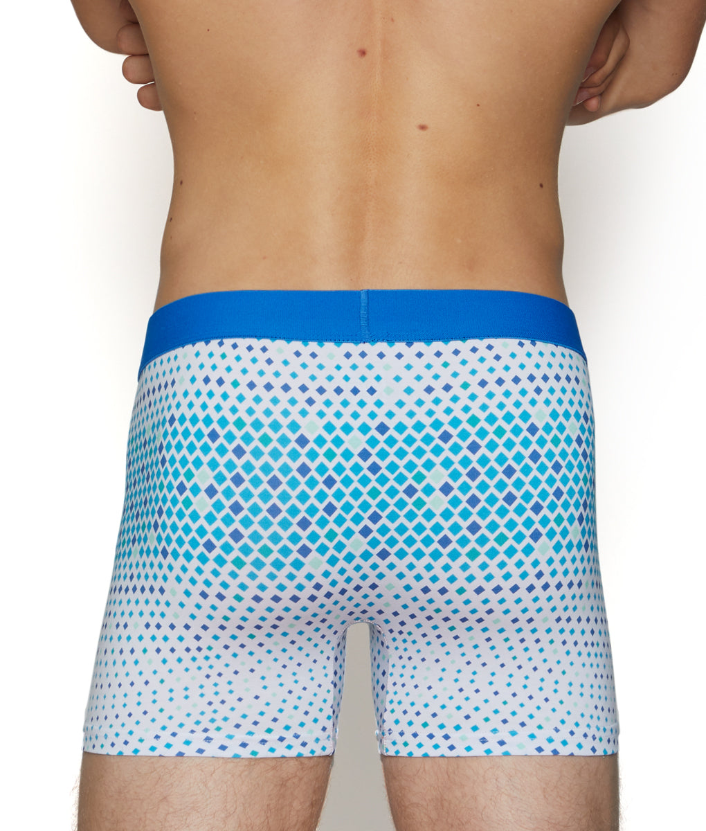 Wood Boxer Brief with Fly Blue-diamond-gradient