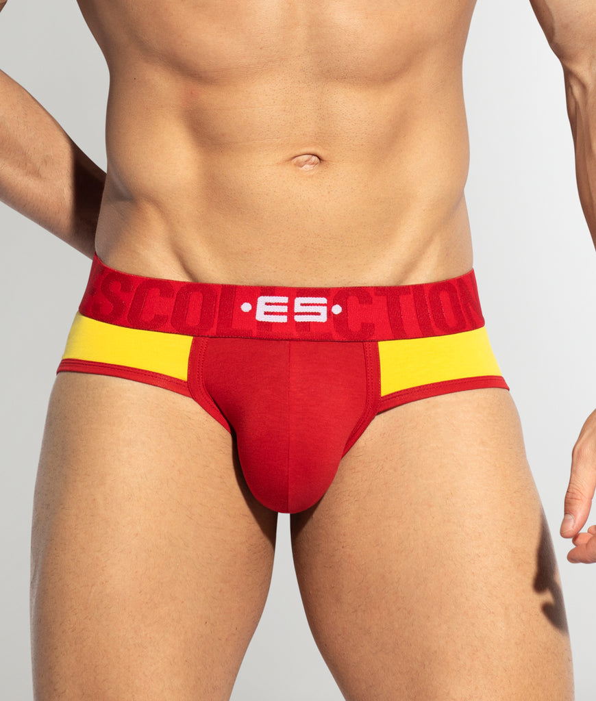 ES Collection Colorful Brief ES Collection Colorful Brief Red-yellow