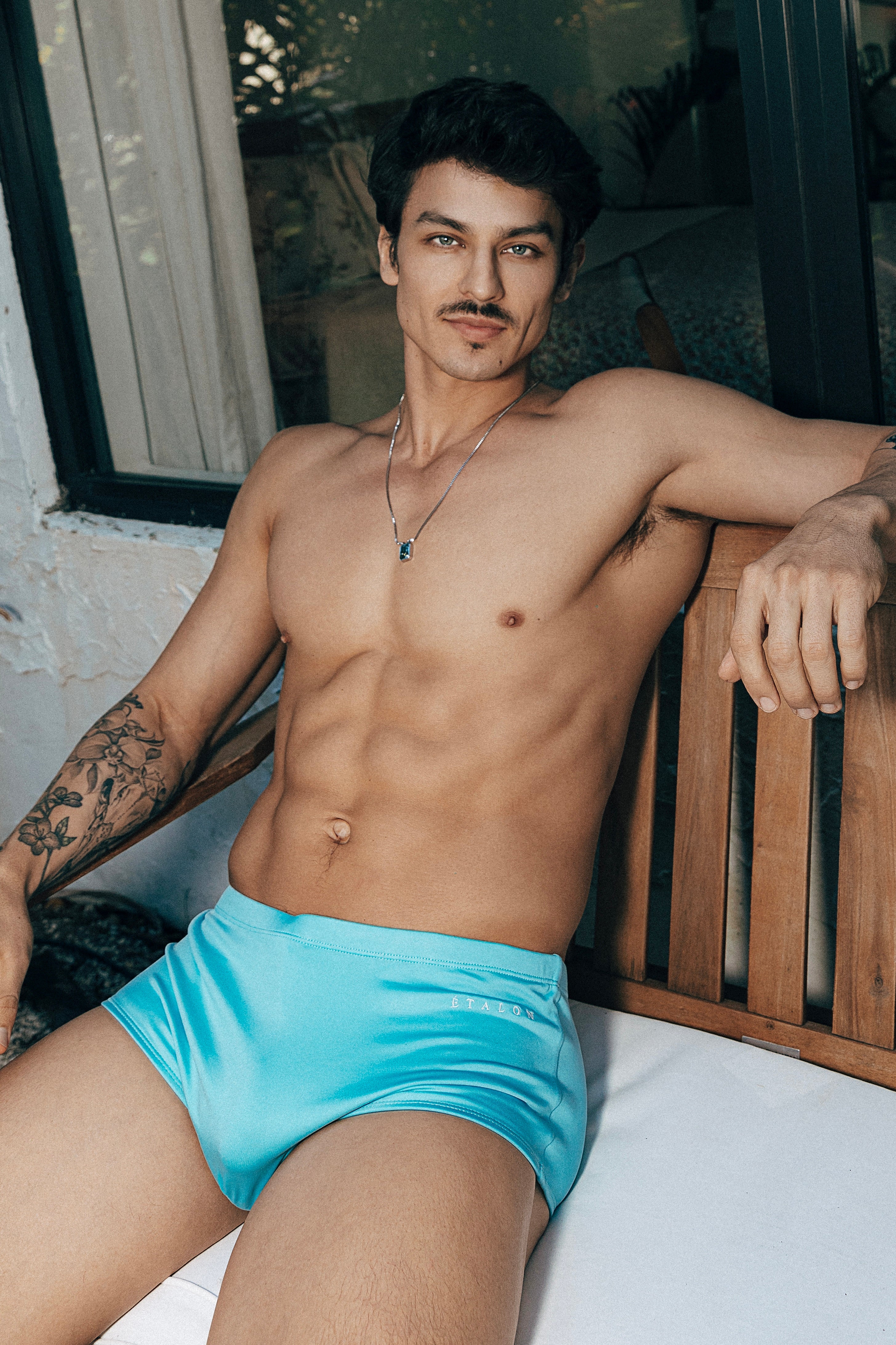 Étalon Aqua Swim Sunga - men's swimwear waistband branding detail