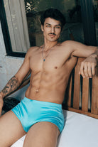 Étalon Aqua Swim Sunga - men's swimwear waistband branding detail