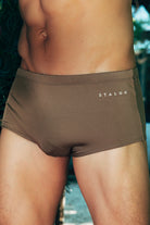 Étalon Brown Swim Sunga - men's Brazilian swim brief back view