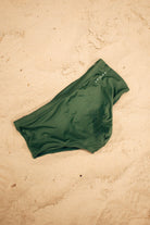 Étalon Olive Swim Sunga - men's Brazilian swimwear product flat lay