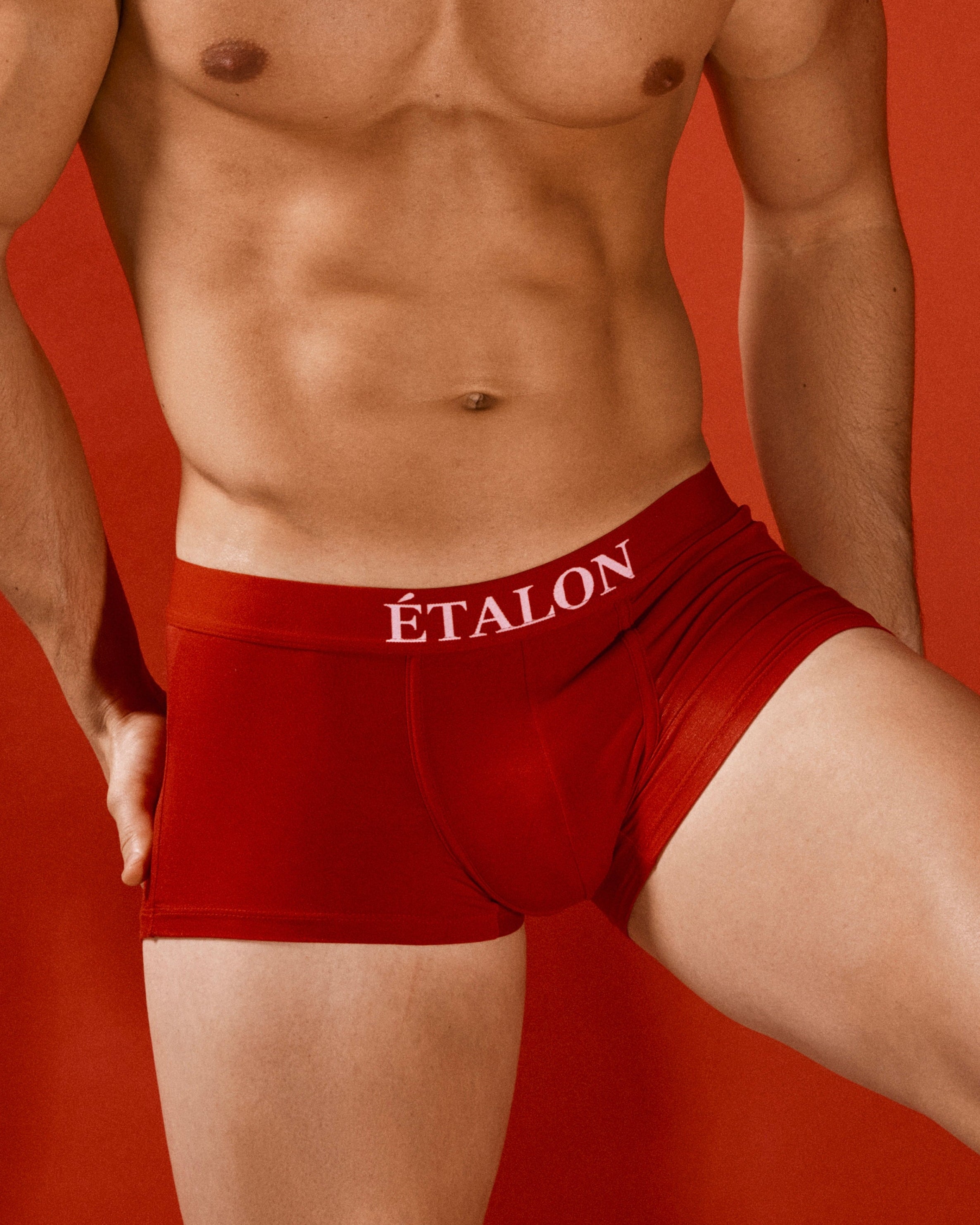 Étalon Signature Boxer Brief - mens boxer briefs contoured pouch, front profile