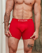 Étalon Signature Boxer Brief - mens boxer briefs contrasting logo waistband, front view