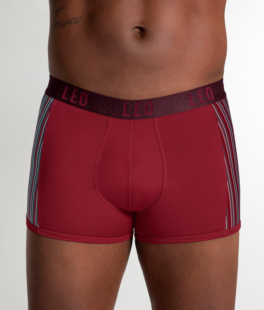 LEO Perfect Fit w/ Contrast Details Trunk LEO Perfect Fit w/ Contrast Details Trunk Wine
