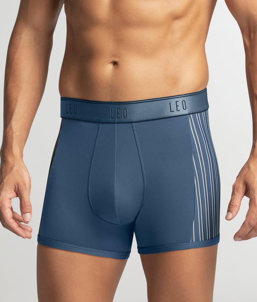 LEO Perfect Fit w/ Contrast Details Trunk LEO Perfect Fit w/ Contrast Details Trunk Grey