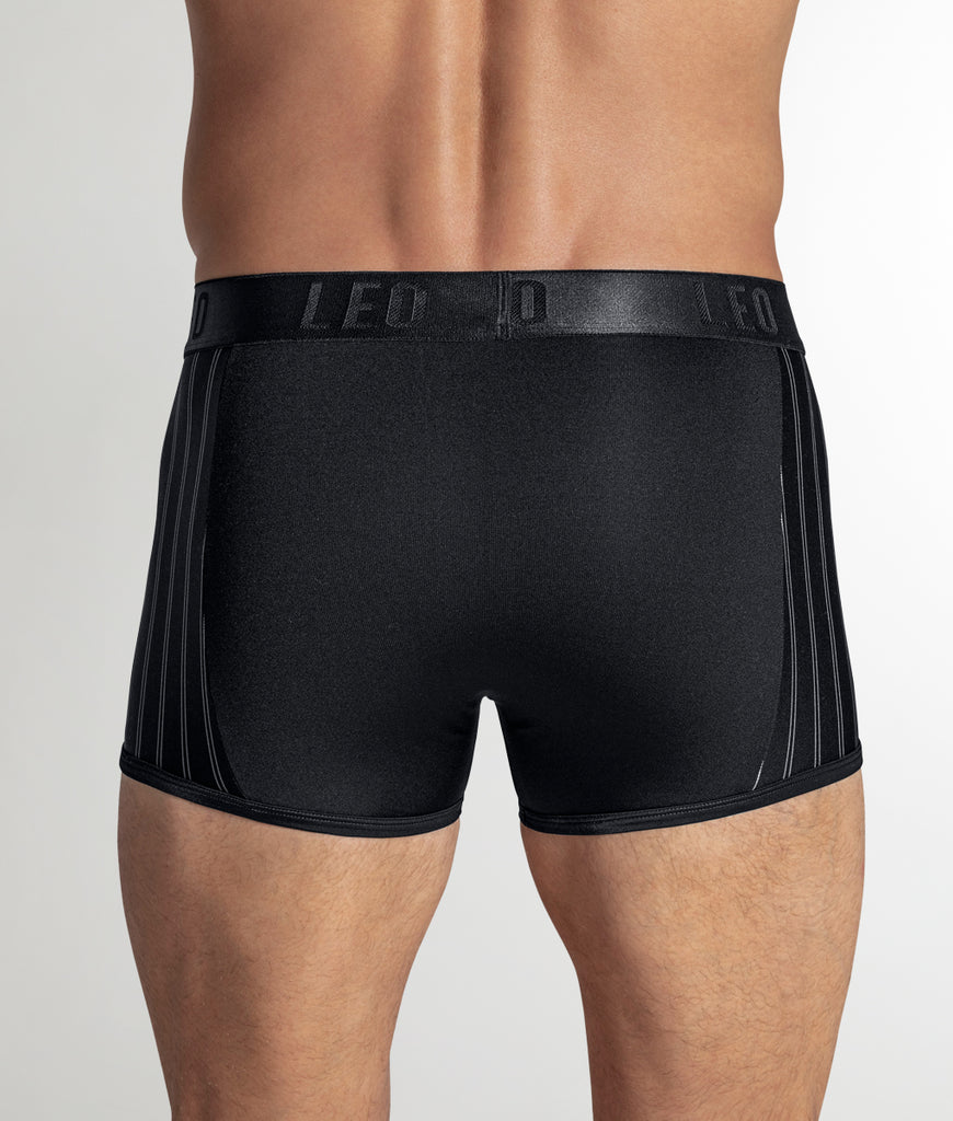 LEO Perfect Fit w/ Contrast Details Trunk LEO Perfect Fit w/ Contrast Details Trunk Black
