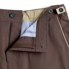 Parke & Ronen Catalonia Espresso Stretch Swim Short - men's swim short additional lifestyle view