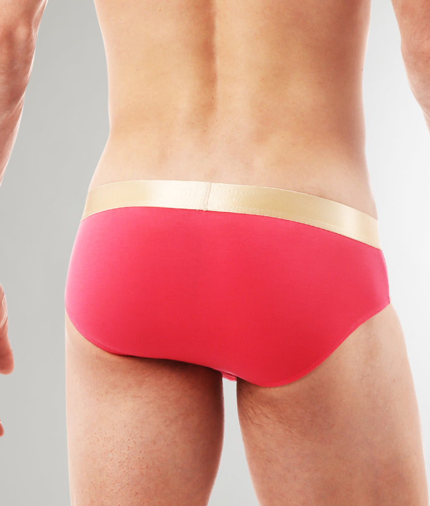 Parke & Ronen Solid Brief Parke & Ronen Solid Brief Flamingo