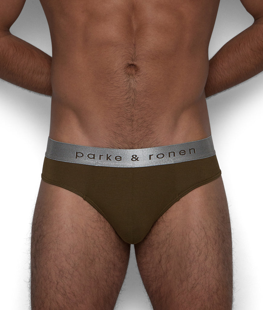 Parke & Ronen Solid Brief Parke & Ronen Solid Brief Army-solid