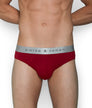 Parke & Ronen Solid Brief Parke & Ronen Solid Brief Maroon