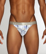 Parke & Ronen Printed Low-Rise Jockstrap Cezanne-dusk