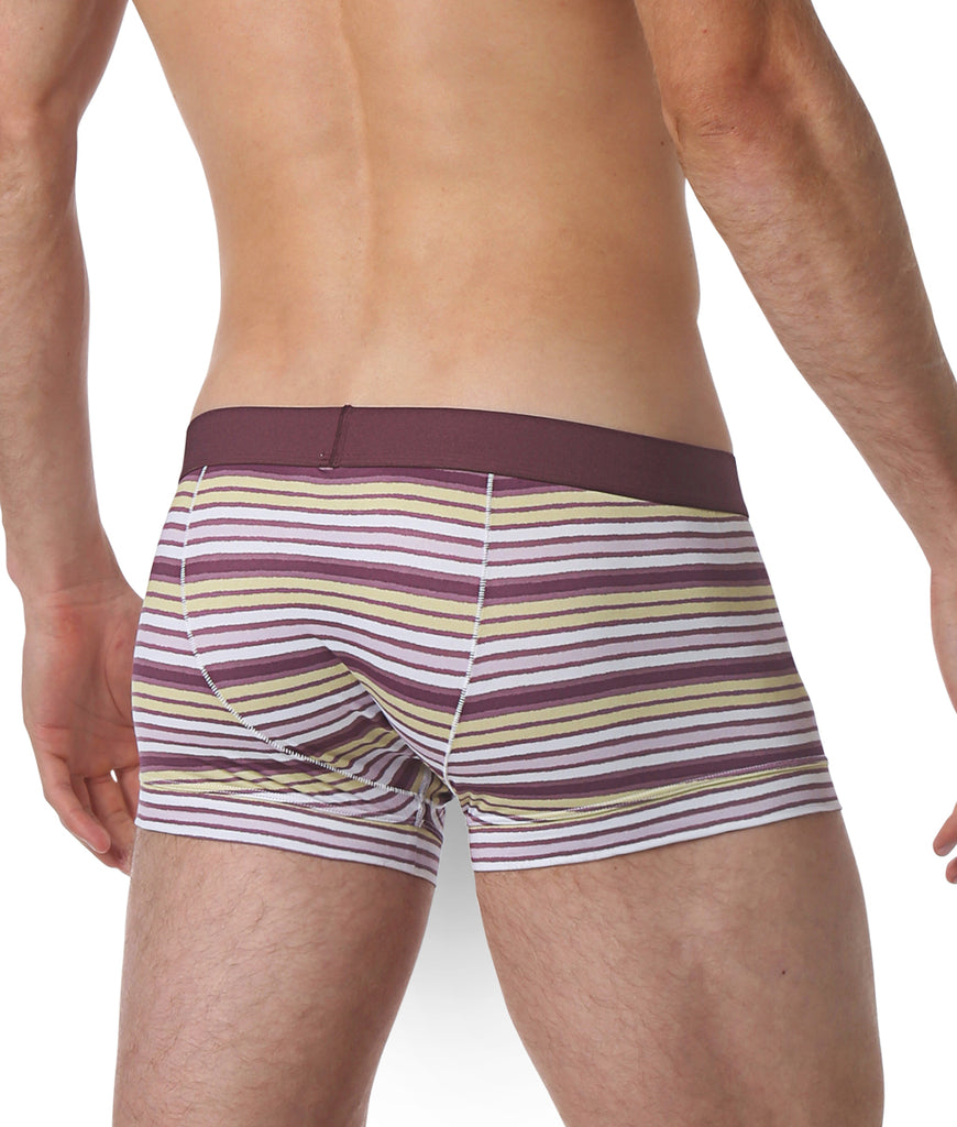 Parke & Ronen Printed Low-Rise Trunk Parke & Ronen Printed Low-Rise Trunk Polygraph-stripe-pink