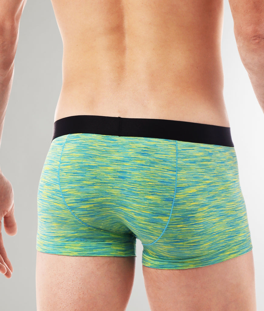 Parke & Ronen Space Dye Low-Rise Trunk Parke & Ronen Space Dye Low-Rise Trunk Lemon-lime