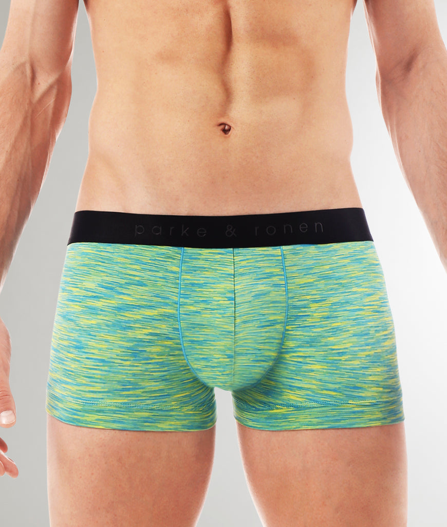 Parke & Ronen Space Dye Low-Rise Trunk Parke & Ronen Space Dye Low-Rise Trunk Lemon-lime