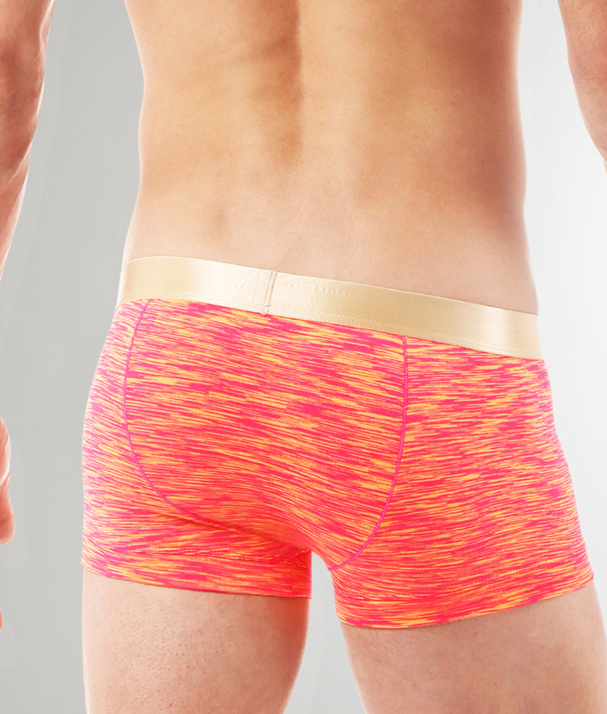 Parke & Ronen Space Dye Low-Rise Trunk Parke & Ronen Space Dye Low-Rise Trunk Strawberry-peach