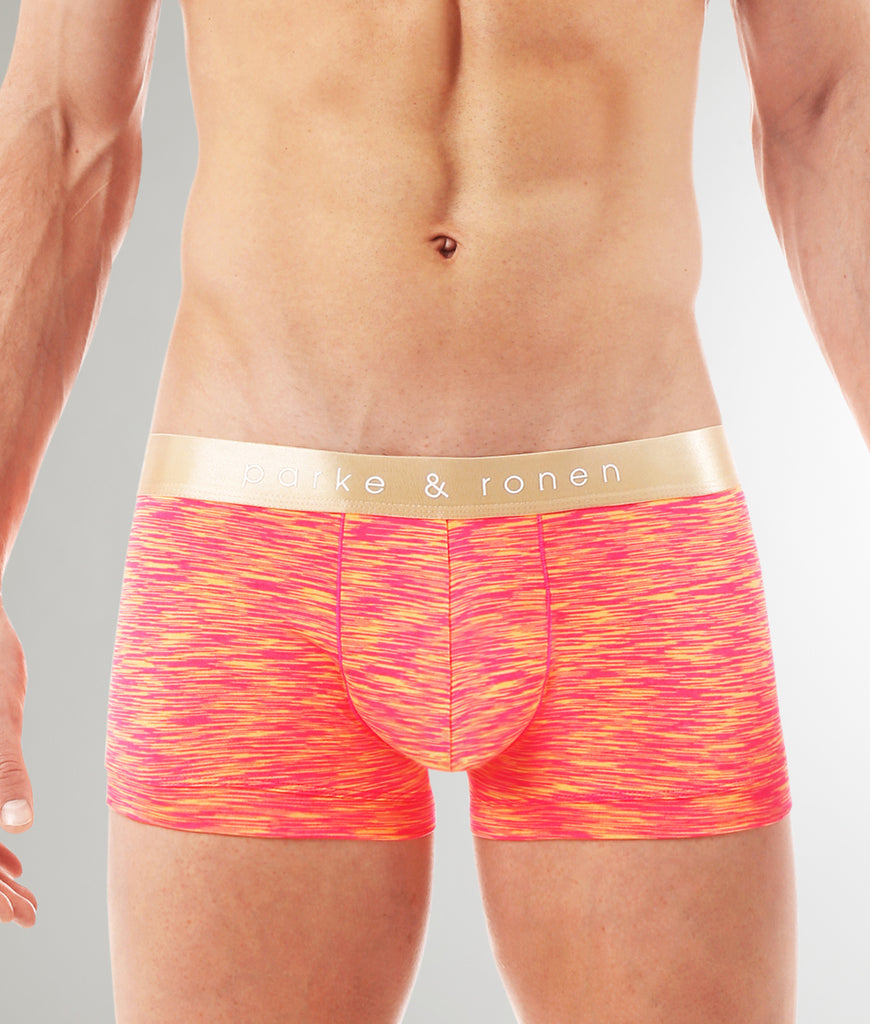 Parke & Ronen Space Dye Low-Rise Trunk Parke & Ronen Space Dye Low-Rise Trunk Strawberry-peach