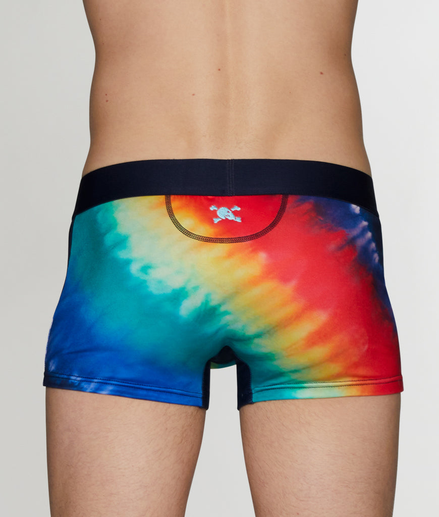 Skull & Bones Rainbow Tie Dye Trunk Skull & Bones Rainbow Tie Dye Trunk Rainbow-tie-dye