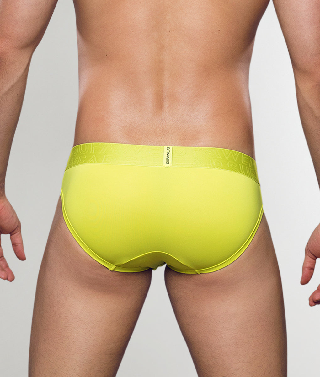 Supawear Neon Brief Cyber-lime