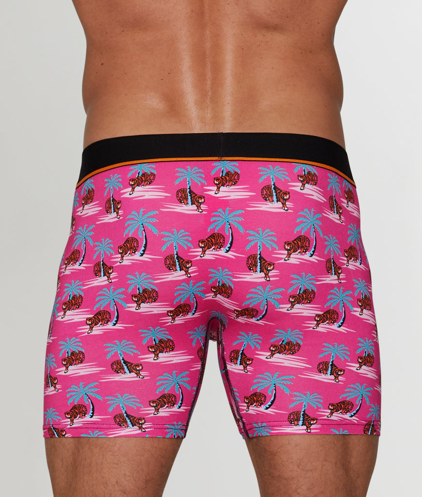 Unsimply Stitched Island Tiger Boxer Brief Unsimply Stitched Island Tiger Boxer Brief Pink-multi