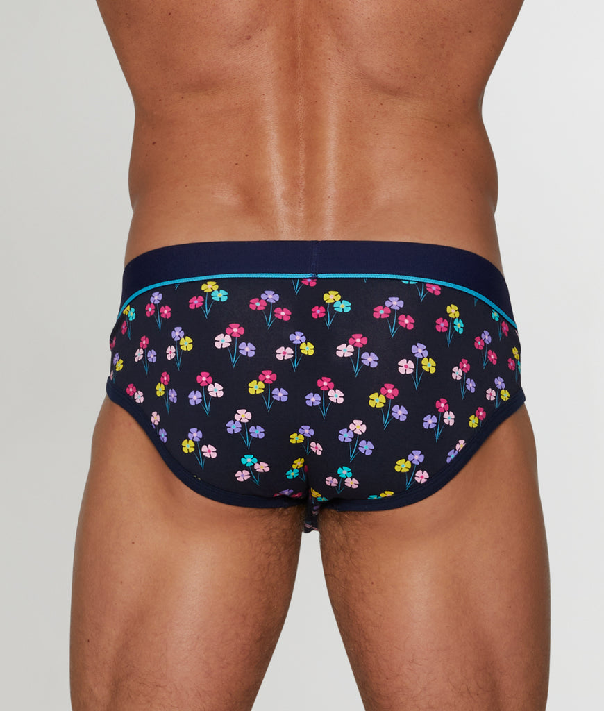 Unsimply Stitched Floral Brief Unsimply Stitched Floral Brief Navy