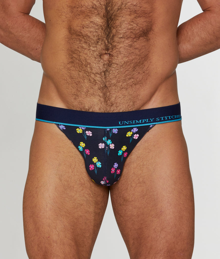 Unsimply Stitched Floral Jock Unsimply Stitched Floral Jock Navy