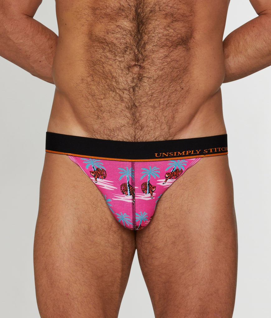 Unsimply Stitched Island Tiger Jock Unsimply Stitched Island Tiger Jock Pink-multi