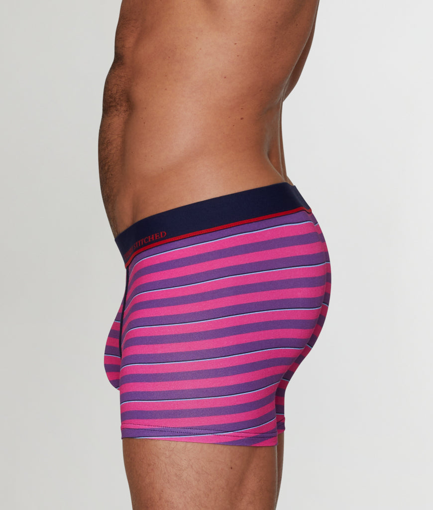 Unsimply Stitched Safety Stripe Trunk Unsimply Stitched Safety Stripe Trunk Pink-purple