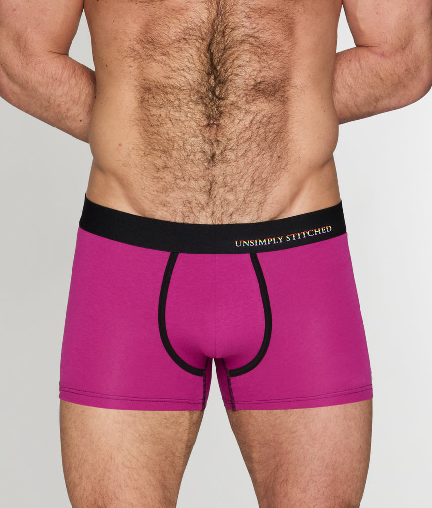 Unsimply Stitched Pride Solid Trunk Unsimply Stitched Pride Solid Trunk Purple