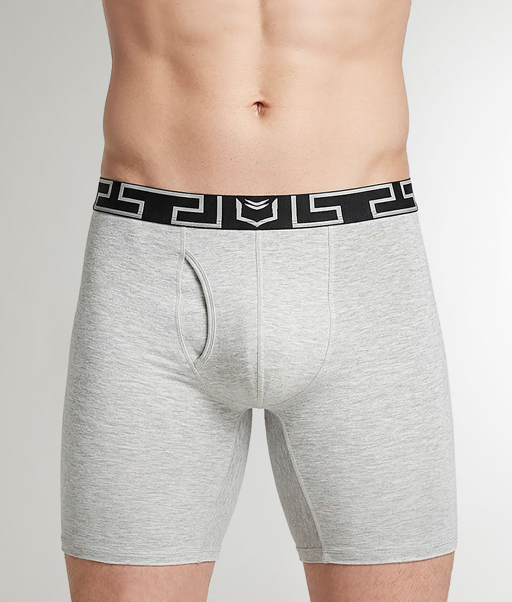 Sheath V Bamboo Titan Men's 8" Sports Performance Boxer Brief