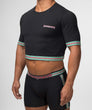 Rounderbum Varsity Padded Crop Top